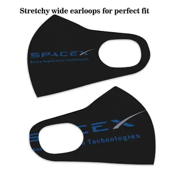 SpaceX Logotip krpo maske zaščitne Ljubek obraz masko moda masko reutilisable enfant Ne za anti-virus Bombaž Obraz, Usta