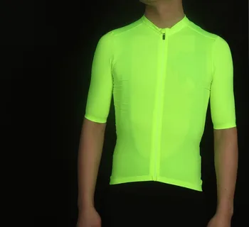 SPEXCEL 2019 posodobitev Nova Različica Temno Fluorescentna pro team aero Lahek, Kratek sleeve kolesarjenje jersey Brezhibno proces