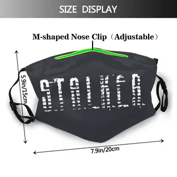 Stalker Igra Sevanja Moški Ženske Večkratno uporabo Usta Masko s Filtrom Proti Meglica Dustproof Masko Respirator Usta Žarilna