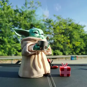 Star Wars Baby Yoda PVC izterjavi Slika Miniaturne Igrače Otrokom Dan Darilo Lutka 13cm