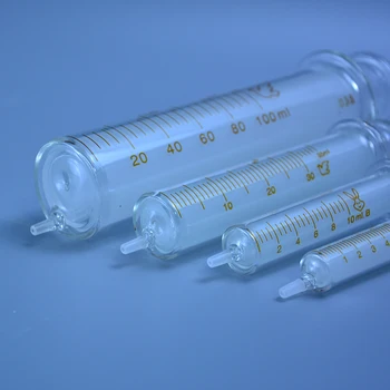 Stekla, Steklene injekcijske brizge Vzorec Extractor Lab Stekleni Kozarec Injektor 1ml/5ml/10 ml/20ml/30 ml/50 ml/100 ml