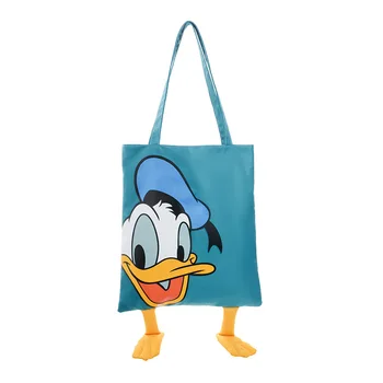Strip Disney Donald Duck Ženske Torba 2020 Plima Nov Modni Tiskanje Velikih Zmogljivosti Torbici Dekle Prenosni Vedro Vreča