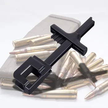 Taktično Univerzalno Revije Hitrost Loader za Puško Revija, 9 mm/10 mm/40 S&W/.223/5.56/.308/7.62x39 Lov Pištolo CAM Speedloader