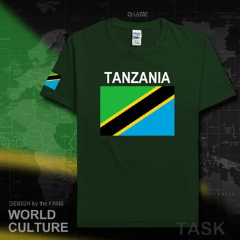 Tanzanija Tanzanian mens t srajce 2017 jersey narod ekipa bombaža t-shirt telovadnic oblačila vrh tees državi športne TZA Svahili