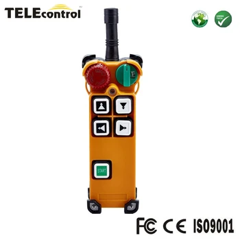 Telecontrol Telecrane Združljiv 4 channel dvojno hitrost gumbi za brezžični radio, daljinski upravljalnik F21-4D Oddajnik