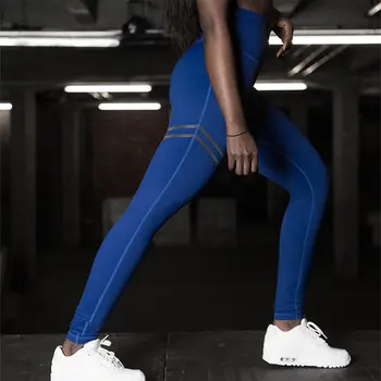 Teče Hitro suhe Dokolenke Joga Hlače, Ženske, Visoko Pasu Tesen Leggins Telovadnici Fitnes Usposabljanja Push Up Black Seksi Legging Šport