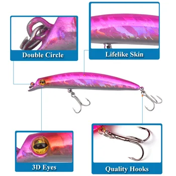 Trgovina na drobno vroče model ribiške vabe /trdi vabe različnih barv izberite 110 mm / 14 g, visoko kakovost profesionalno sladkovodni morski ribolov