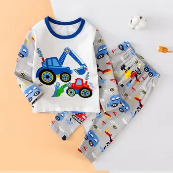 TUONXYE 2-11year Otrok Kopač Pižamo Za Fante Risanka Dinozaver Pižamo Otroci Pijama Infantil Baby Domov Nositi Fant Sleepwear