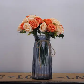 Umetne Vrtnice Cvetovi Svile Visoke Kakovosti Za Poročno Dekoracijo Valentine Ivy Trte Poroko