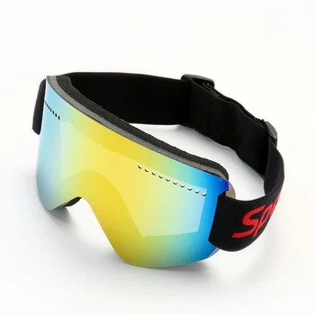 Unisex Moški Ženske Smučarska Očala Nastavljiv Sneg Snowboard Motoristična Očala Goggle Anti-Fog Sferične Smučanje Motorne Sani Očala