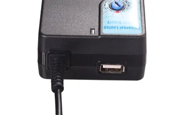 Univerzalni NAPAJALNIK DC 12V - 24V Napajanje Adapter je Nastavljiv 5V USB 8PcsConnect Prenosni Polnilec 220V Na 5V 12V 24V USB Power Adapter