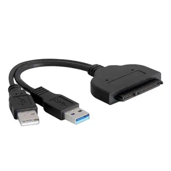 USB 3.0 Moški SATA 22Pin Ženski Kabel Adapter za 2.5