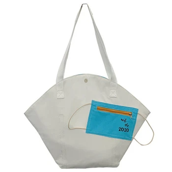 Ustvarjalne masko design ženske ramo torbe, oblikovalec platno torbice, velike zmogljivosti, totes priložnostne messenger bag velik kupec torbice