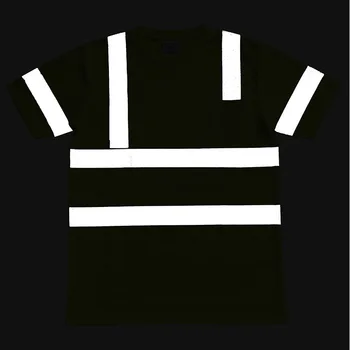 Varnost Dihanje Delo Srajce Delovni Tee z Visoko Prepoznavnost Reflektivni Stripes hi vis delovna oblačila Majica Oversize 7XL