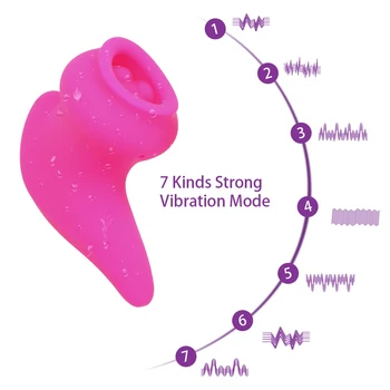 VATINE Močan Klitoris Sesanju Vibratorji Vrhunec Stimulacije Blowjob Vibrator Oralni Seks Igrače za Žensko, Ženska Masturbacija