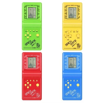 Velik Zaslon Klasični Ročni Avtomat Tetris Opeke Igra Otrok Igre Pralni Vintage Retro Konzole