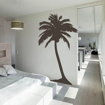 Velike Palme stenske nalepke , dnevna soba tropskih steno umetnost hiša dekoracijo visoke palme 3 velikosti