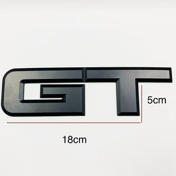 Visoka kakovost 3D Kovinski Avto Zadaj Straneh Fender Trunk Decals GT Logotip Emblemi Značko Nalepke Za Ford Mustang EcoBost 5.0 L V8 GT