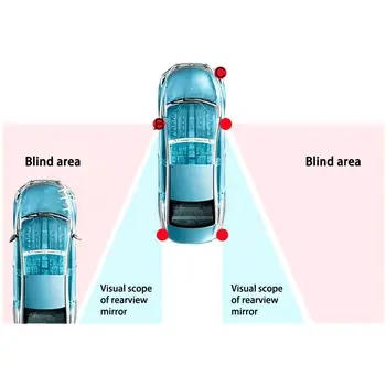 Visoka Kakovost Avto Slepa Pega Sistema Za Spremljanje Ultrazvočni Senzor Razdalje Pomoč Lane Spreminjanje