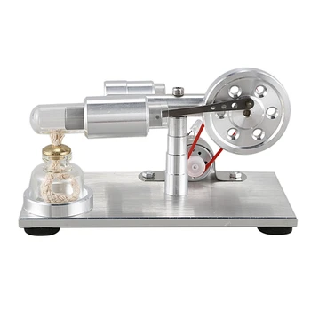 Vroč Zrak Stirling Motor Preizkus Modela Moč Generatorja Motornih Izobraževalna Fizika Pare Moč Igrača Načrt Darila