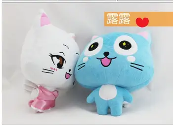 Vroče prodati anime Pravljice Repom Vesel / Carla Sharuru mačka plišastih mehko polnjene lutka igrača za otroke, fante in dekleta darila 40 cm