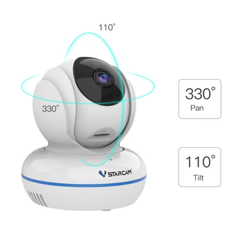 Vstarcam C22Q 4MP Two-Way Audio Brezžična 2.4 G/5 G WiFi 1080P IP Kamero Night Vision Nadzor, Zaznavanje Gibanja Baby Monitor
