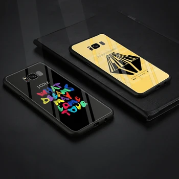 WEBBEDEPP J Cole Rapper Kaljeno Steklo Mehko Ohišje za Samsung Galaxy S8 S9 S10 Plus Opomba 8 9 A30 A50 A70 Pokrov