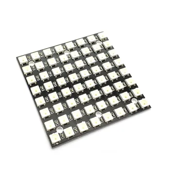 WS2812 LED 5050 RGB šahovnica z 8 × 8 64 LED Matrix