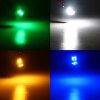 YM E-Svetlo 4 KOS T10 W5W led Canbus Napak 3030 12 SMD 720Lm LED Auto Klin Žarnice za Avto Styling Trunk Žarnice 12V DC Mešanje Barv