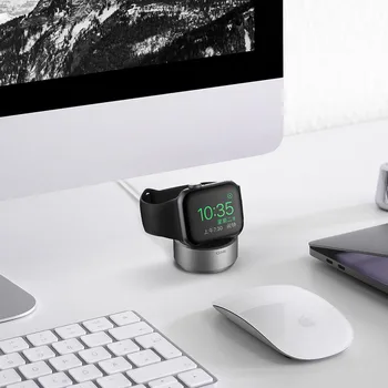 Youpin iQunix Sladkarije za Apple Watch Znanja Aluminija lupine Navpično postavitev Non-slip silikona