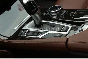 Za BMW Serije 5 F10, F11 Notranje Konzole Gear Box Sequins Kritje Trim 2011-2016 1pcs Avto Dodatki Notranjost Avtomobila Dekor Avto Trim