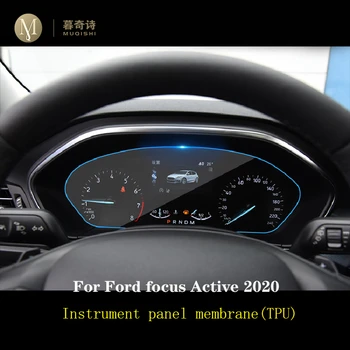 Za Ford focus aktivno 2020 Avtomobilske notranjosti armaturne plošče membrane LCD zaslon TPU zaščitno folijo Anti-scratch Dodatki