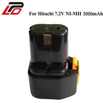 Za Hitachi 7,2 V 3000mAh NI-MH električno Orodje, Zamenjava Baterije 2,5 Ah:EB7, FEB7S,EB712S,EB714S,325292,DN10DSA,EB7G,EB7M,EB7S