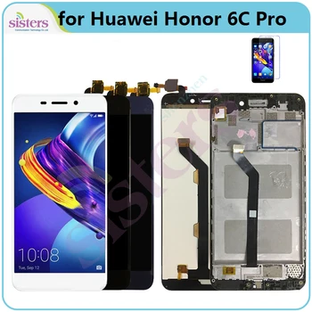 Za Huawei Honor 6C Pro LCD-Zaslon JMM-L22 JMM-AL10 AL00 TL00 LCD Zaslon 6CPro LCD-Zaslon Z Okvirjem Dotik, Računalnike Št LOGO