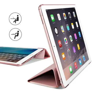 Za iPad Air2 Air1, ZVRUA YiPPee Primeru Slim Pu Usnje Smart Cover za Apple iPad Zrak 1/ 2 Primera Masivno Stojalo Auto Sleep / Wake