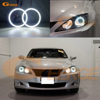 Za Lexusa IS II IS220 IS250 IS300 IS350 JE-F 2005-2010 Ultra svetla SMD LED Angel Eyes halo obroči za vgradnjo Dnevno Svetlobo Avto styling