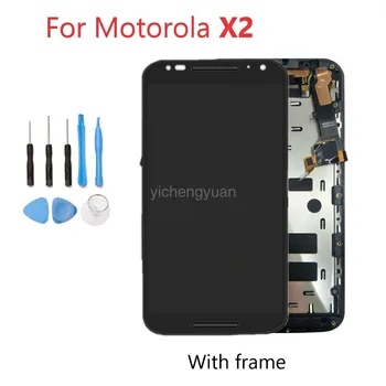 Za Motorola Moto X2 LCD-Zaslon LCD-Zaslon za Motorola X2 Xt1096 Xt1097 z Zaslonom na Dotik Digitalizaciji Xt1092 Xt1095