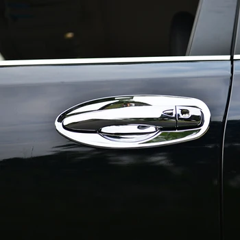 Za Nissan Navara NP300-2018 ABS Chrome Vrata Avtomobila Ročaj Kritje Polje Sequins Ročaj Skledo Frame Auto Avto-styling Dodatki