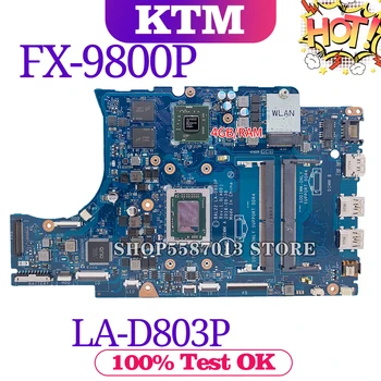 Za NOVO DELL Inspiron 15 BAL23 DELL 5565 LA-D803P prenosni računalnik z matično ploščo mainboard test deluje OK FX-9800P CPU AMD PM