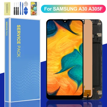 Za Samsung Galaxy A30 LCD-Zaslon, Zaslon na Dotik, Računalnike Zbora Za Samsung Galaxy A30 A305/DS A305F A305FD A305A LCD Zaslon