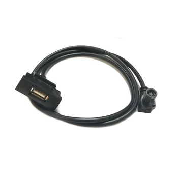 Za Skoda Octavia Avto, USB Kabel Preklop RCD510 RNS315 CD Changer Avdio USB Adapter Interface Slot Plug Gumb Dodatki