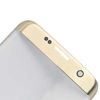 Zamenjava Sprednje Steklo Objektiva Zaslon na Dotik Zamenjati za Samsung Galaxy S7 Rob G935 Telefon Zunanji Steklo Objektiv Orodje za Popravilo Kompleti +Orodje