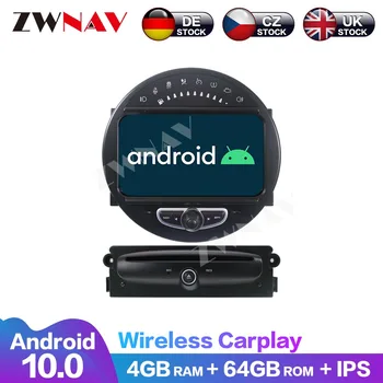 Zaslon na dotik 8 Core Android 10 4+64 G Avtomobilski Stereo sistem Večpredstavnostna DSP GPS Navigacijski DVD Predvajalnik Za Mini 2006-2013 Igralec Carplay