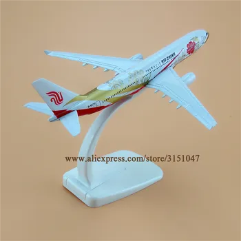 Zlitine Kovin Air China A330 Rdeče Peony Airlines Letalo Model Kitajska Airbus 330 Letalo Model Stojalo Zrakoplova Otroci Darila 16 cm