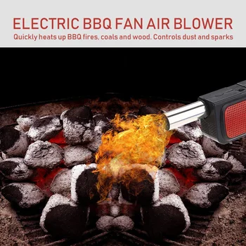 Zraka, Puhala, Meh Ročne Prostem Kuhanje Orodje Piknik Camping BBQ Električni Ventilator