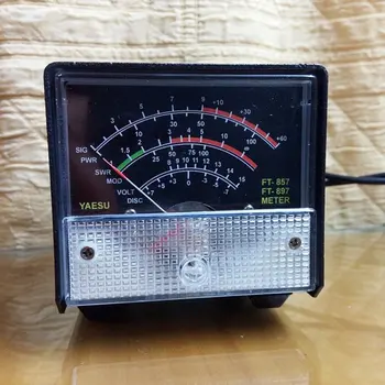 Zunanji S SWR Meter Merilnik Moči Za FT-857, FT-897 Praktično Prejeli Emisij Zaslon Kovinsko Ohišje, Pokrov SWR Meter
