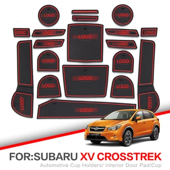 ZUNDUO Vrata reže tipke Za Subaru XV Crosstrek 2011-2019 Notranja Vrata Pad/Pokal Non-slip Oprema preproge