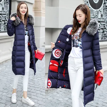 Ženska Zimska Jakna Ženske ' s Coat Plus Velikost 3XL Oblazinjeni dolgo Parka Outwear za ženske Zunanji Plašč NS4012