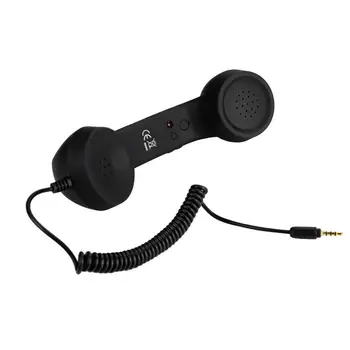 Žične slušalke Ustvarjalne Klasičen Retro Slušalke 3.5 mm Udobje Telefonsko Slušalko Kreativna Darila, Univerzalni Za iPhone/Android Telefon