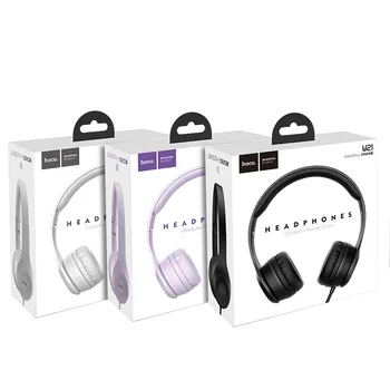 Žične Slušalke z Mikrofonom Bas Gaming Slušalke za PC Računalnik Telefon Stereo Hi-fi Slušalke Čiste Barve Bela, Vijolična